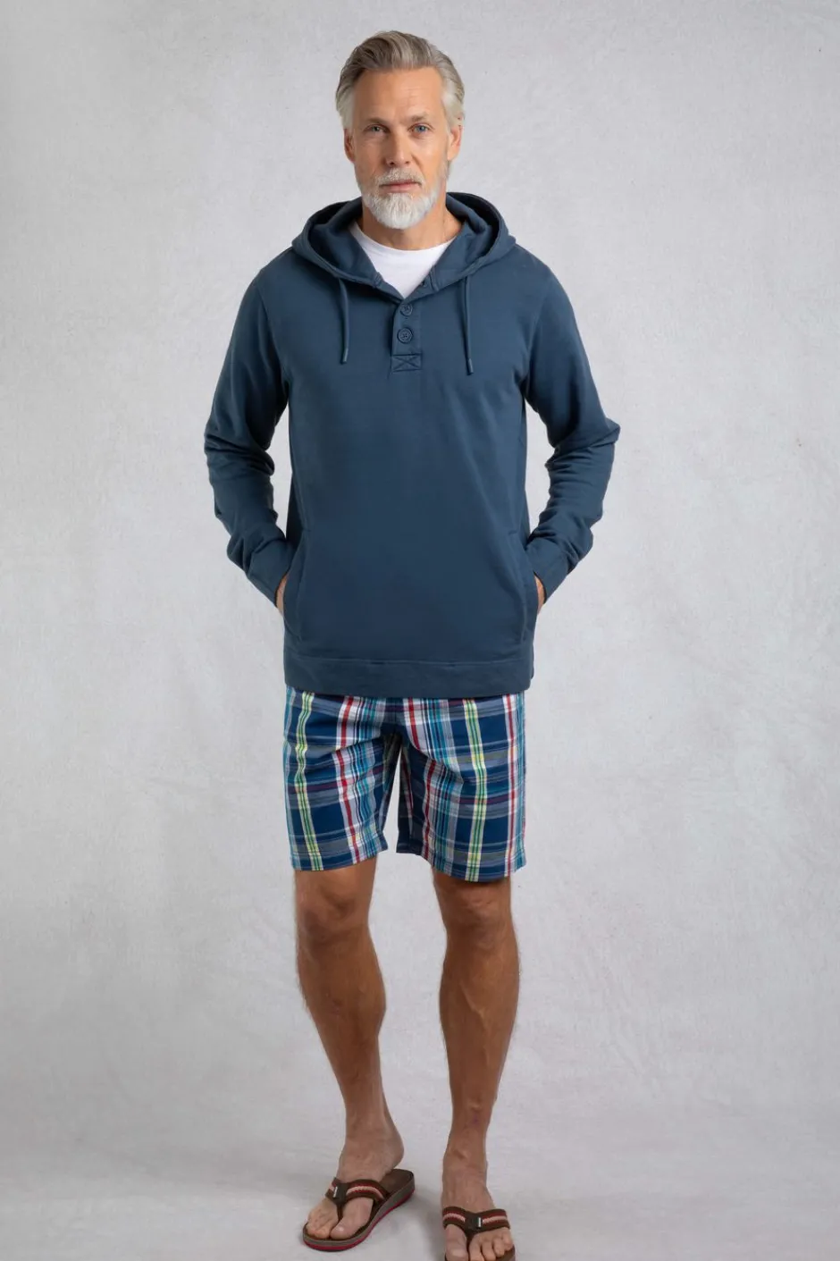 Weird Fish Sweatshirts & Hoodies|Woodside Sun-washed Loopback Hoodie Navy