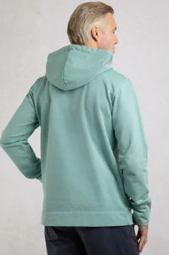 Weird Fish Sweatshirts & Hoodies|Woodside Sun-washed Loopback Hoodie Mineral Blue