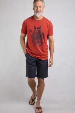 Weird Fish T-Shirts|Woodsman Front Print Graphic T-Shirt Nut