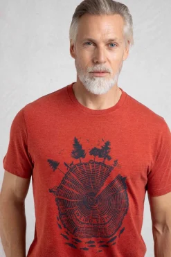 Weird Fish T-Shirts|Woodsman Front Print Graphic T-Shirt Nut