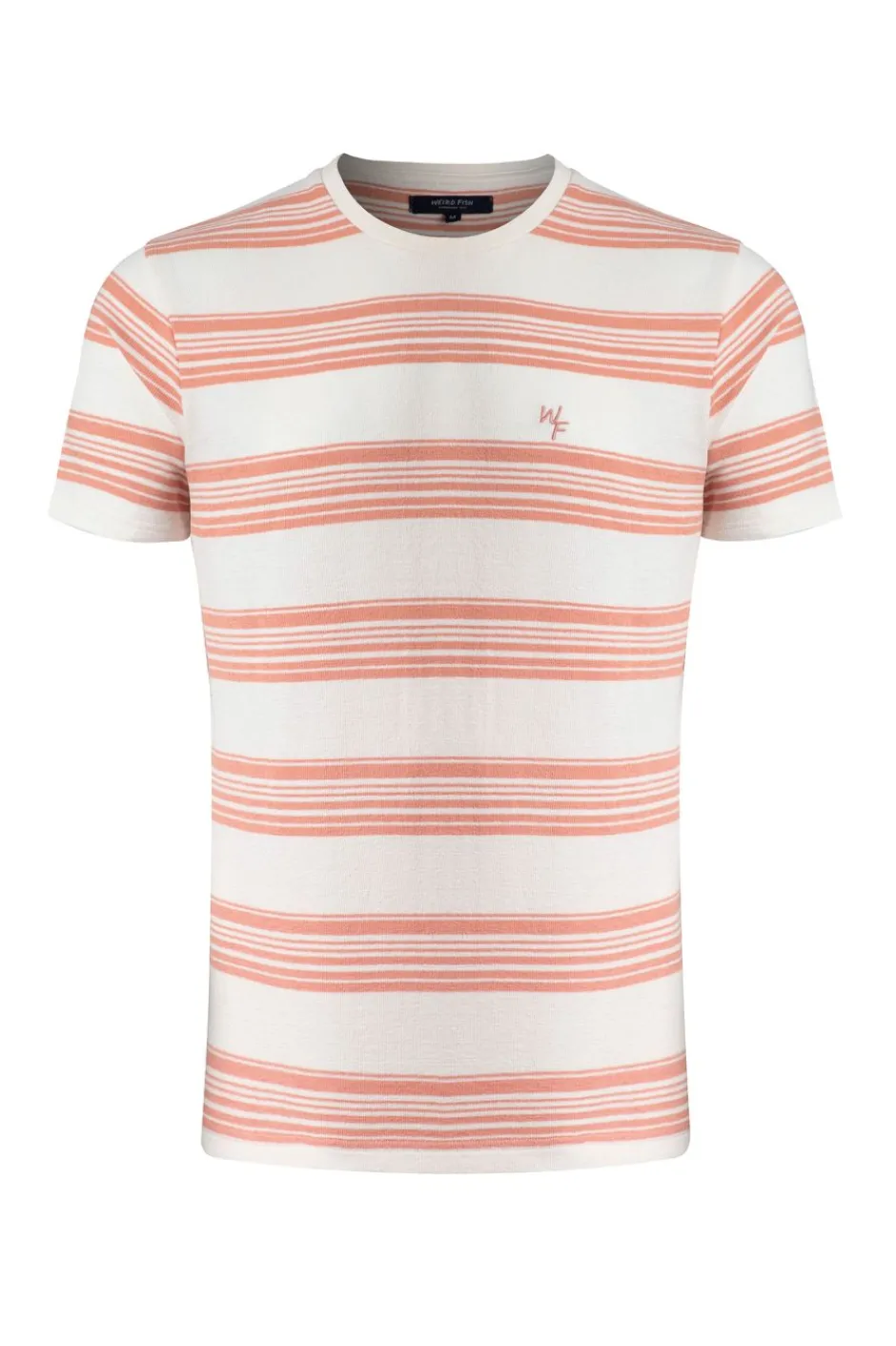 Weird Fish T-Shirts|Xavier Eco Crepe Stripe T-Shirt White