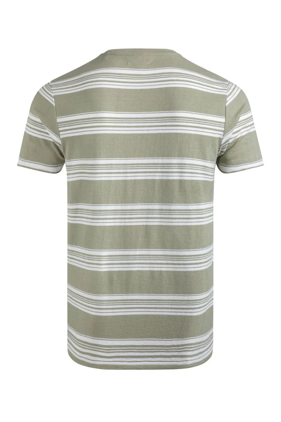 Weird Fish T-Shirts|Xavier Eco Crepe Stripe T-Shirt Sage